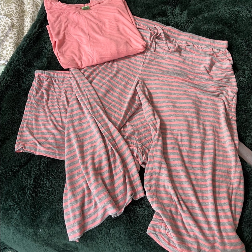Honeydew All American Pajamas in stripe XXL